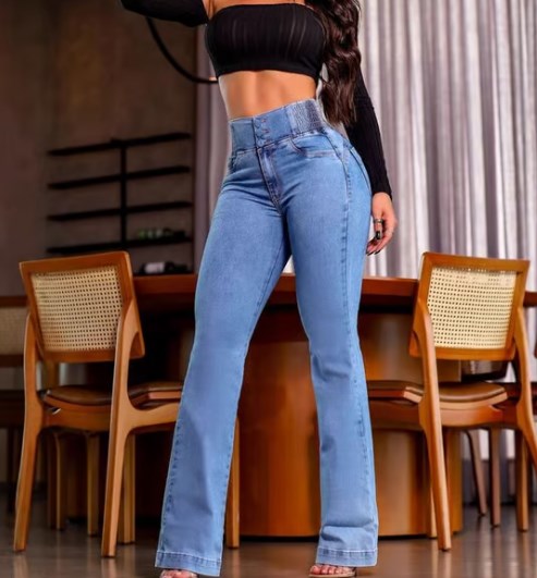 👖 60% OFF NOW! 💃 Women‘s Stretch Flare Jeans – High Waist, Body-Hugging Fit & Retro Style ✨