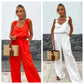 🔥Women's Sleeveless Wide Leg Jumpsuit
