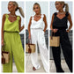 🔥Women's Sleeveless Wide Leg Jumpsuit