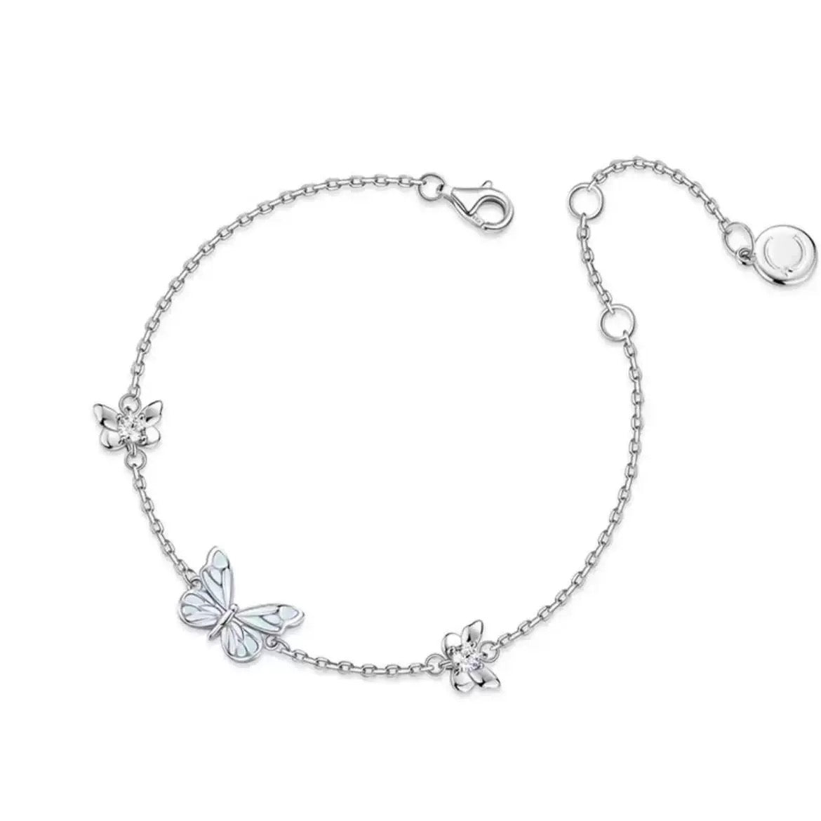 🦋 Blue Butterfly Necklace for Mom – Comes with Gift Box & Card