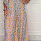 💖Last Day Sale 50% OFF💃V-neck Leopard Print Loose Wide Leg Dress Pants