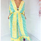 💖Last Day Sale 50% OFF💃V-neck Leopard Print Loose Wide Leg Dress Pants