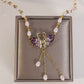 🕊️ Crystal Swan Pendant Necklace for Mom