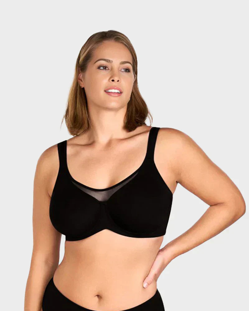 ⏳Last Day Special Price £7.99💐Women's Elegant Sheer Full Coverage Plus Size Bra
