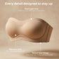 ⛱️Last Day Special Price ＄17.99!!💞Womens Strapless Bras Push Up Bandeau Bra Non Slip Wireless Supportive Padded Bras Seamless Comfortable Tube Jelly Bra