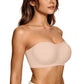 ⛱️Last Day Special Price ＄17.99!!💞Womens Strapless Bras Push Up Bandeau Bra Non Slip Wireless Supportive Padded Bras Seamless Comfortable Tube Jelly Bra