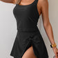🩱Summer Hot Sale 50% OFF☀️🌊Women's Tummy Control Two Piece Swimsuit High Waisted Tank Top with Swim Skirt