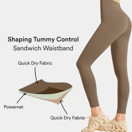 ✨Last Day Special Price $19.99!!😍High Waisted Tummy Control Shaping Training Leggings