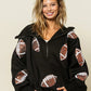 ✨New Early Fall 2026 Collection🔥 50% Off for a Limited Time🔥Womens Game Day Sweatshirts Football Sequin Hoodies with Pocket