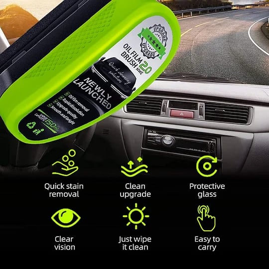 🔥2025 LAST DAY SALE 50% OFF⏰BUY 2 GET 1 FREE✨New 2.0 Powerful Oil Film Wipe🚗💧
