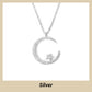 ✨ Moon & Star Necklace — A Timeless Gift for Mom 💖