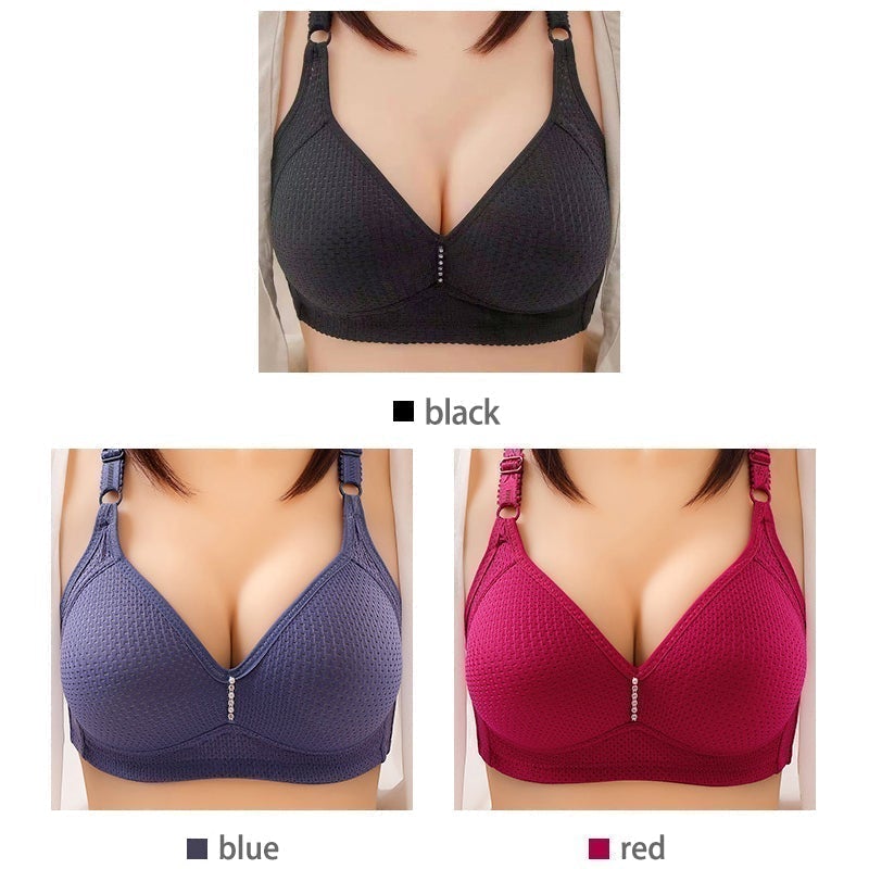 ⏰Limited Time Sale-50% OFF🏖️Plus Size cComfortable Wireless Bra