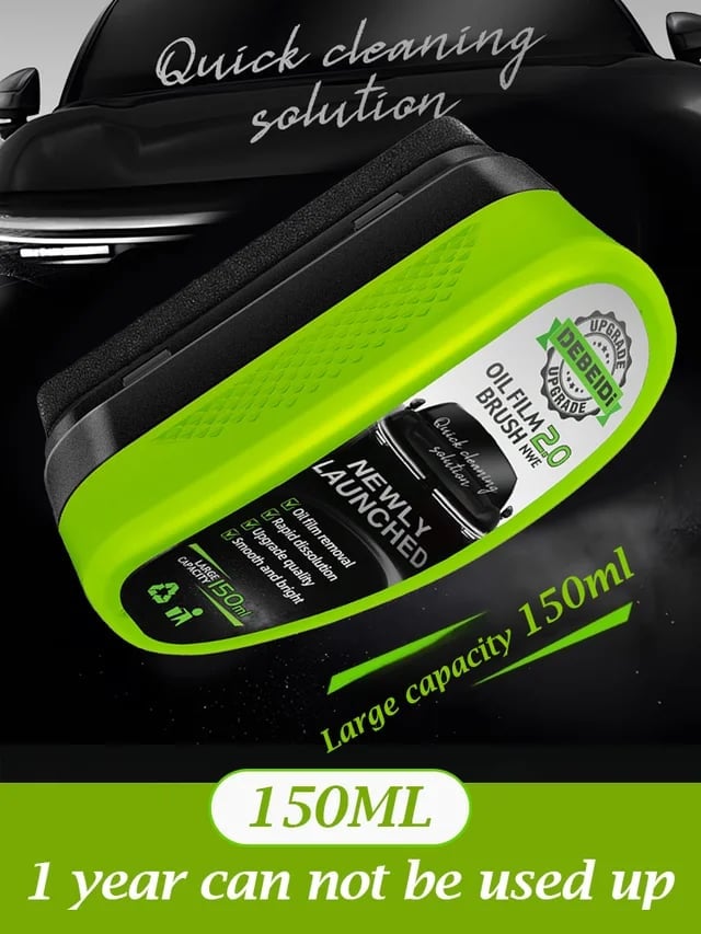 🔥2025 LAST DAY SALE 50% OFF⏰BUY 2 GET 1 FREE✨New 2.0 Powerful Oil Film Wipe🚗💧