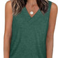 🎁Summer Promotion 50% OFF✨Women's Sleeveless V-Neck Slimming Loose Fit Casual Tank Top