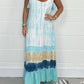 🔥Summer Sale 50% OFF💝Women Summer Tie Dye Maxi Dress Sleeveless Beach Sundress🌙 Free Moon & Star Necklace for today’s first 30 orders! 🎁