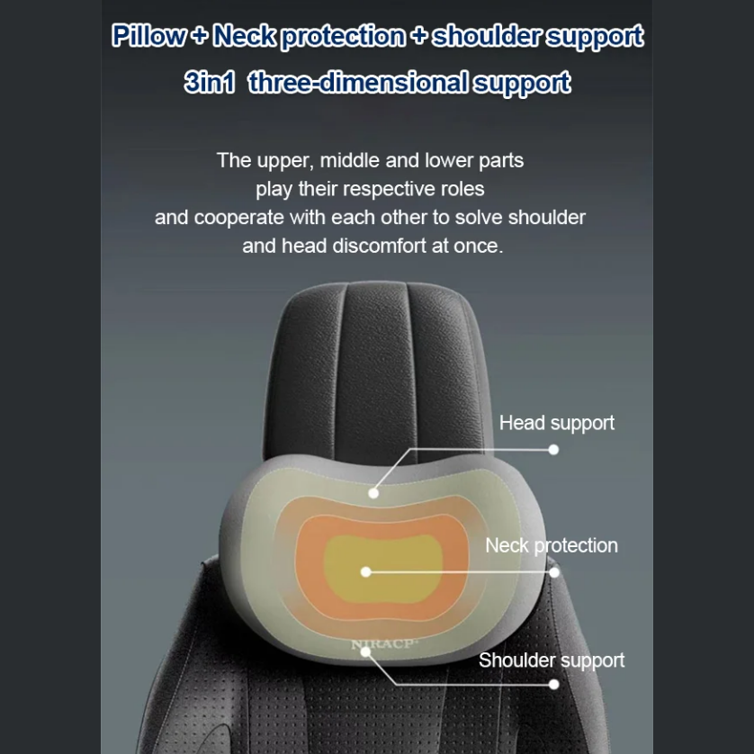 🔥Limited Sale 50% OFF🚗 Car Headrest Neck and Lumbar Pillow 😍