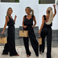 🔥Women's Sleeveless Wide Leg Jumpsuit