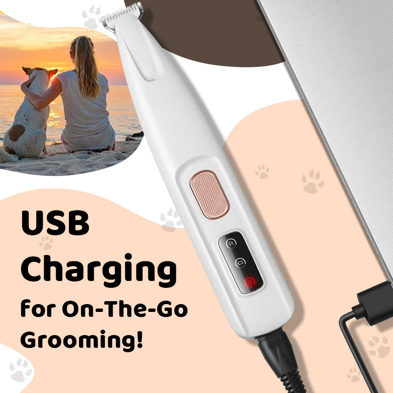 🐱 Waterproof Rechargeable Pet Shaver with LED Light（50% OFF）