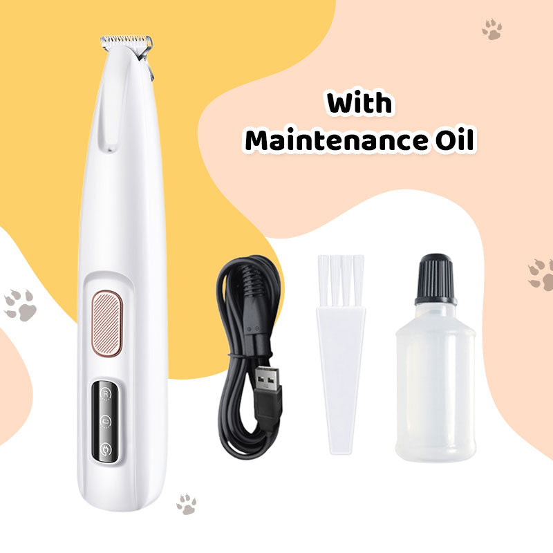 🐱 Waterproof Rechargeable Pet Shaver with LED Light（50% OFF）