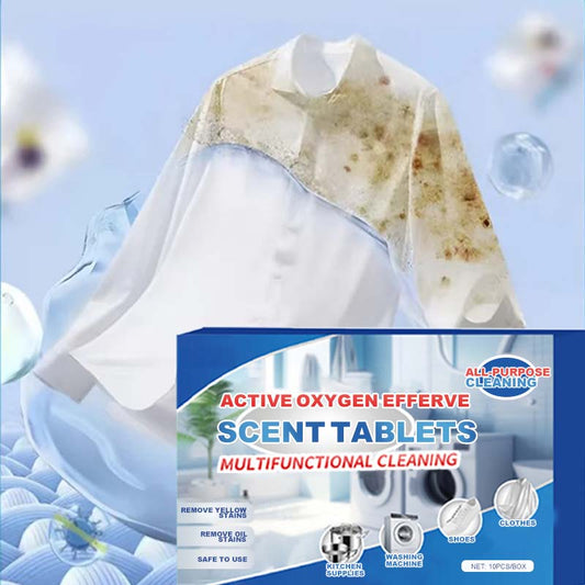 💥Buy 4 Get 6 Free💦All-purpose Active Oxygen Cleaning Effervescent Tablets