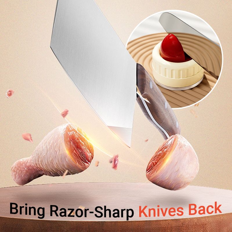 ⚡ Kitchen must-have ⚡Suction base sharpener