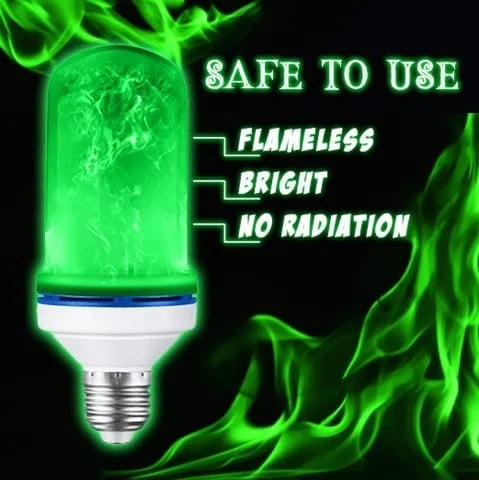 🎃💡2025 HOT Sale 50% OFF🔥LED Flame Light Bulb With Gravity Sensing Effect