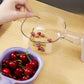 Multifunctional Double-layer Fruit and Vegetable Draining Basket with Handle