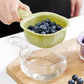 Multifunctional Double-layer Fruit and Vegetable Draining Basket with Handle