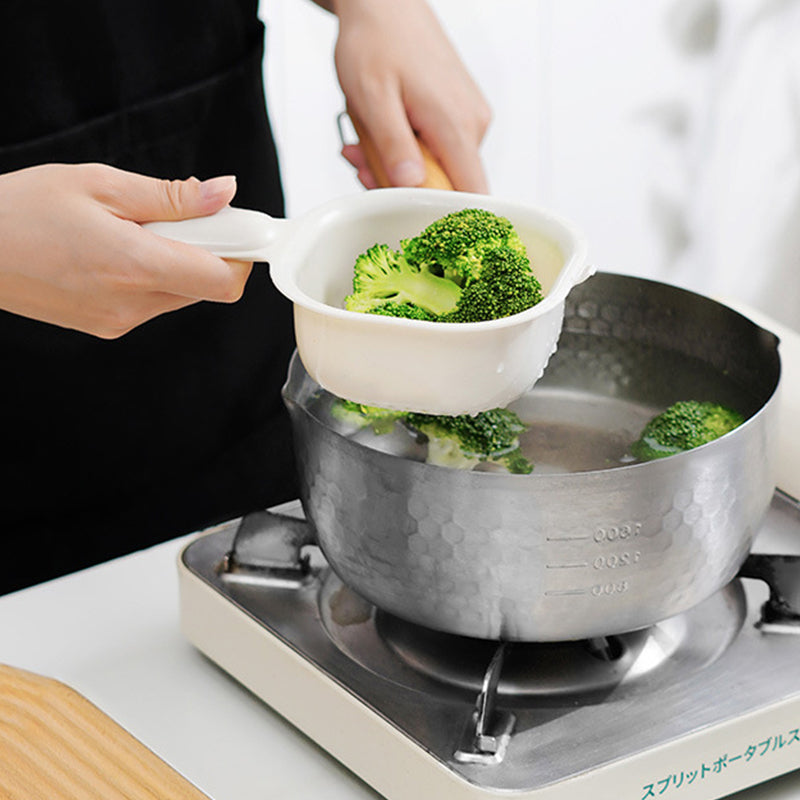 Multifunctional Double-layer Fruit and Vegetable Draining Basket with Handle