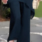🔥2025 HOT SALE 52% OFF🔥Charming Irregular Top & Wide Leg Pants Set
