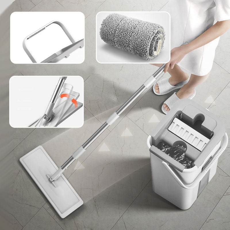 ✨️Hot Sale 50% OFF - 🔥Household Labor Saving Large Panel Mop Set - Wet & Dry