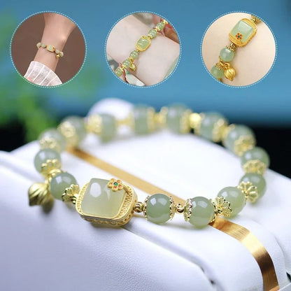 🔥Buy 1 Get 1 Free🔥Hotan Jade Beaded Bracelet