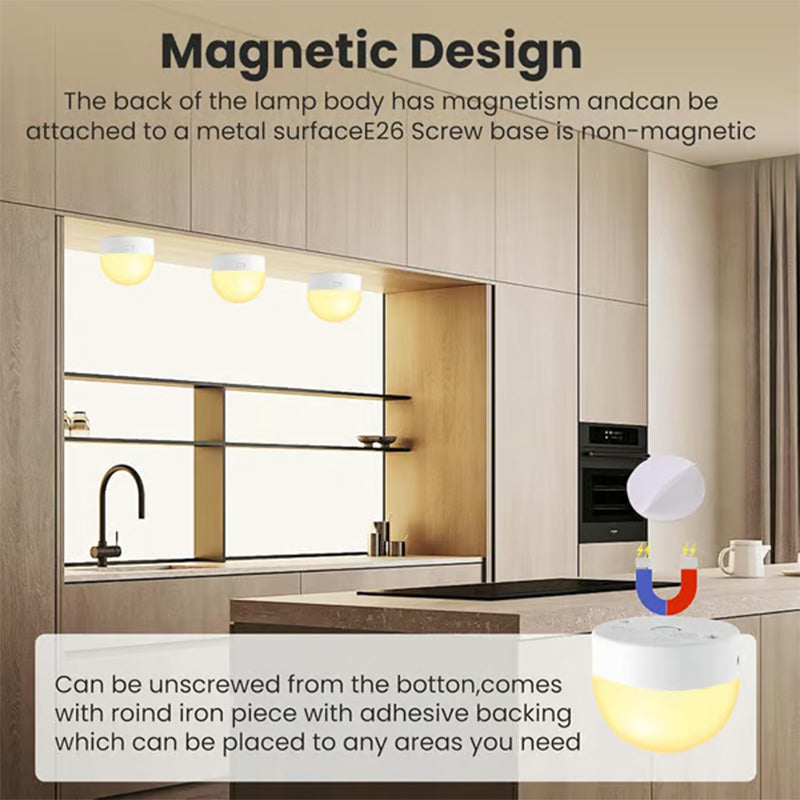 Rechargeable Light Bulbs with Remote Control