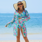🏖️Summer Specials🌴 Women's Fashion Multicolor Printed Bikini Swimsuit (3 Piece Set)