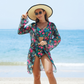 🏖️Summer Specials🌴 Women's Fashion Multicolor Printed Bikini Swimsuit (3 Piece Set)