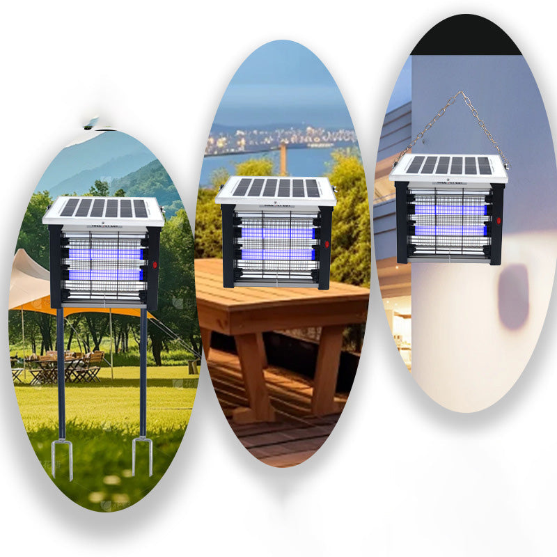 3500V High Powered Solar Bug Zapper for Indoor & Outdoor