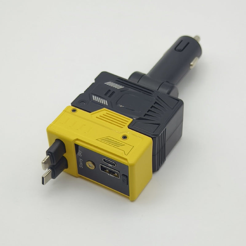 Retractable Car Charger with Starlight