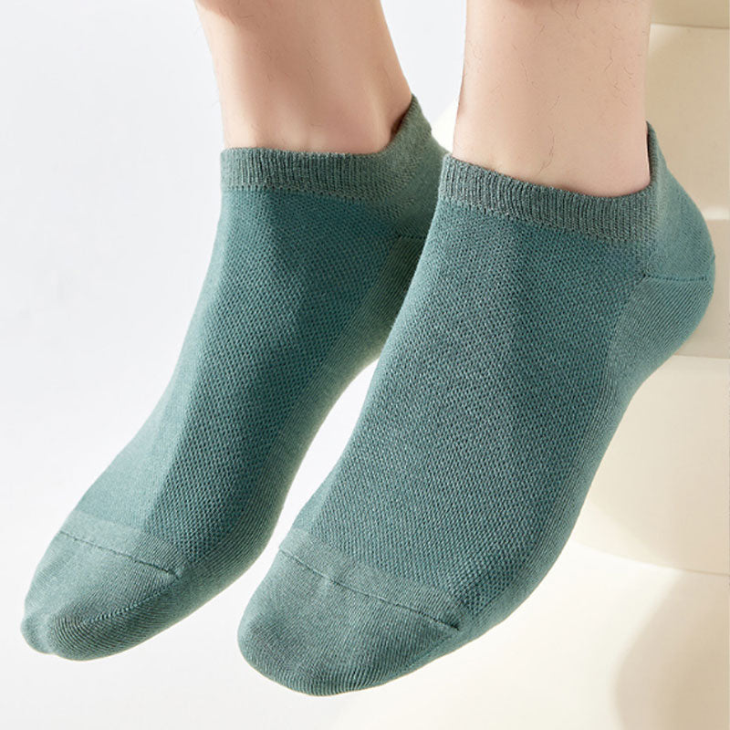 5-Pack Men's Breathable Ankle Socks