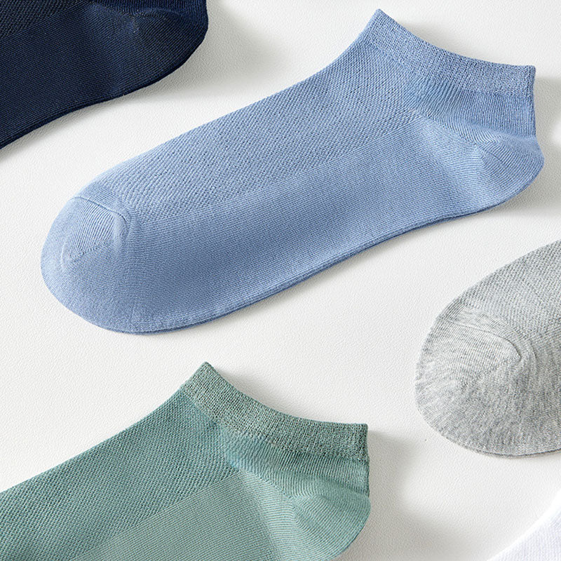 5-Pack Men's Breathable Ankle Socks