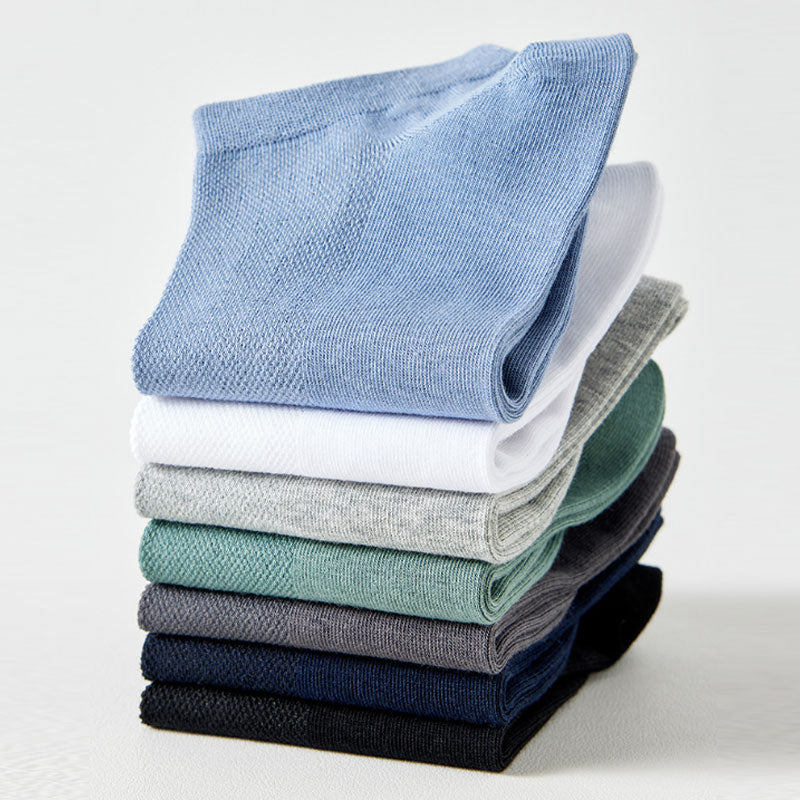 5-Pack Men's Breathable Ankle Socks