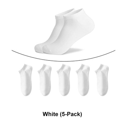 5-Pack Men's Breathable Ankle Socks