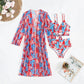 Women's 3-Piece Sexy Floral Print Swimsuit