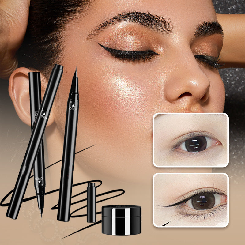2-in-1 Waterproof & Quick Drying Lower Lash Stamp With Ultra Fine Eyeliner Pencil