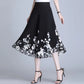 High Waist Floral Wide Leg Casual Pants