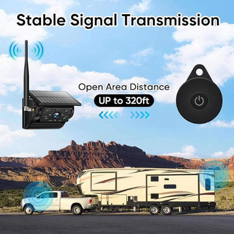 7-Inch Solar-Powered Wireless Magnetic Camera