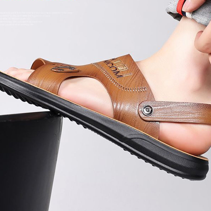 🔥 For a limited time only 🔥50% OFF Men's Slip Resistant 2-in-1 Open Toe Sandals