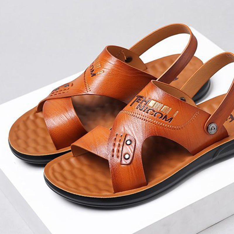🔥 For a limited time only 🔥50% OFF Men's Slip Resistant 2-in-1 Open Toe Sandals