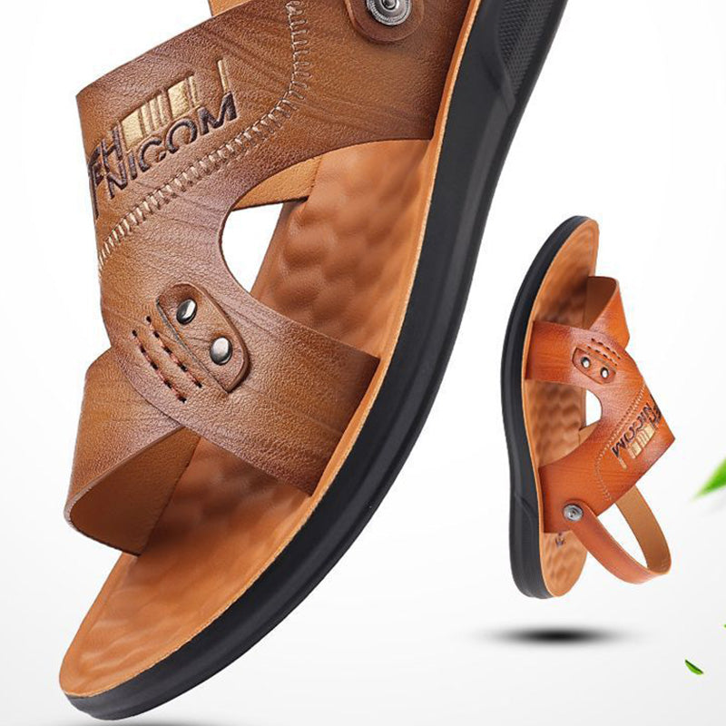 🔥 For a limited time only 🔥50% OFF Men's Slip Resistant 2-in-1 Open Toe Sandals