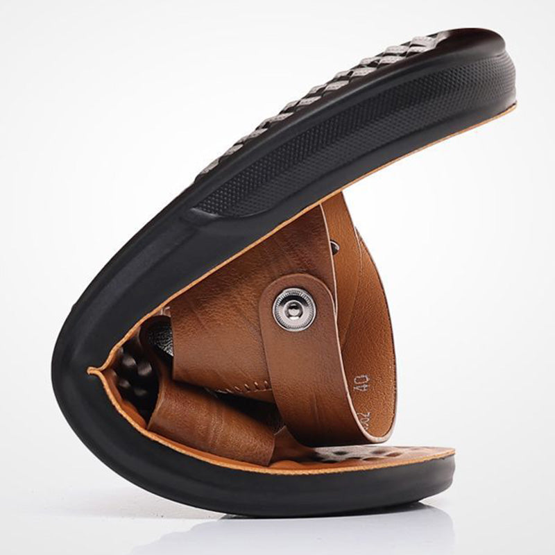 🔥 For a limited time only 🔥50% OFF Men's Slip Resistant 2-in-1 Open Toe Sandals