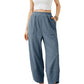 🎉Hot Sale 50% OFF🎉Women's casual ankle trousers with loose fit and elasticated waist